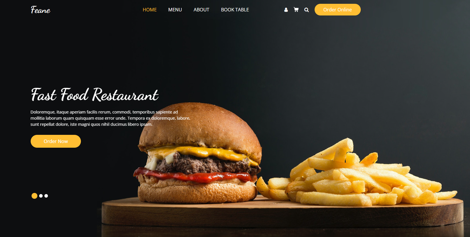 Restaurant Landing Page